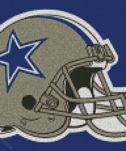 Dallas Cowboys Helmet Diamond Paintings