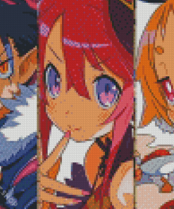 Disgaea Anime Characters Diamond Paintings