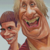 Dumb And Dumber Caricature Diamond Paintings