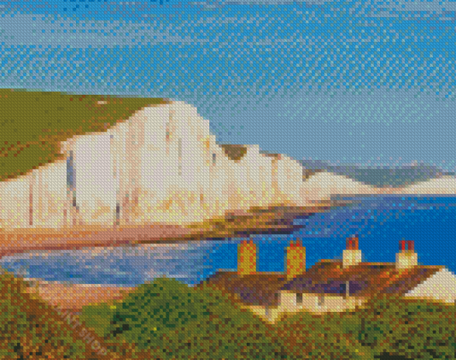 England White Ciffs Of Dover Diamond Paintings