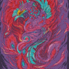 Fantasy Colorful Phoenix Bird Diamond Painting