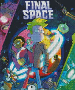 Final Space Animation Poster Diamond Painting