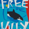 Free Willy Art Illustration Diamond Paintings