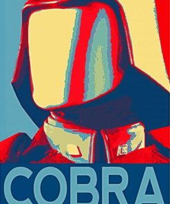 Illustration Cobra Commander Poster Diamond Paintings