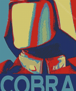 Illustration Cobra Commander Poster Diamond Paintings