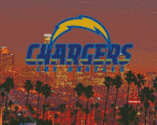 Los Angeles Chargers Logo Diamond Paintings