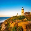 Maine Pemaquid Point Light Diamond Paintings