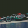 Mercedes F1 Race Car Diamond Paintings