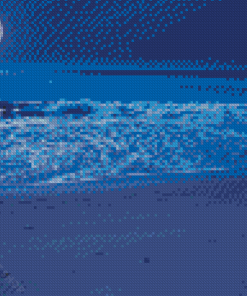 Moon And Ocean Diamond Painting