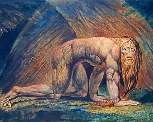 Nebuchadnezzar By William Blake Diamond Paintings