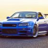 Nissan Skyline Gtr R34 Diamond Paintings