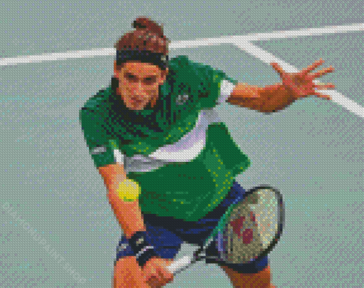 Pierre Hugues Herbert French Tennis Player Diamond Paintings