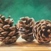 Pine Cones Art Diamond Paintings