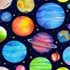 Planets And Stars Diamond Paintings