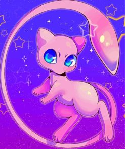 Pokemon Mew Diamond Paintings