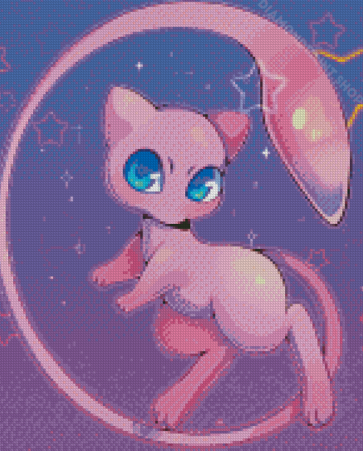 Pokemon Mew Diamond Paintings