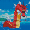 Red Gyarados Diamond Paintings