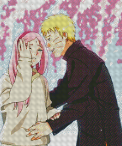 Sakura And Naruto Diamond Paintings