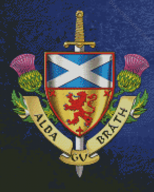 Scotland Crest Diamond Paintings