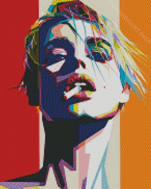 Smoking Woman Pop Art Diamond Paintings