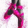 Splash Pink Pointe Shoes Diamond Paintings