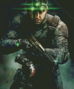 Splinter Cell Sam Fisher Diamond Paintings