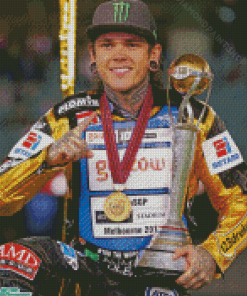 Tai Woffinden Speedway Champion Diamond Paintings