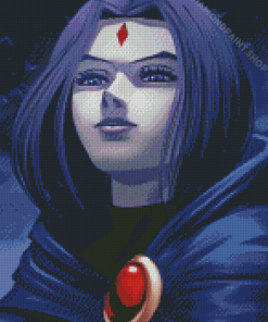 Teen Titans Raven Superhero Diamond Paintings