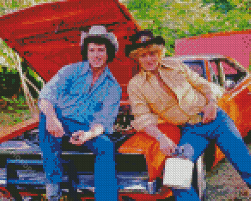 The Duckes Of Hazzard Diamond Paintings