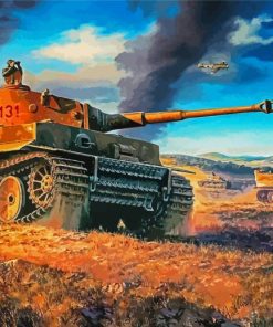 The Panther Tanks Diamond Paintings