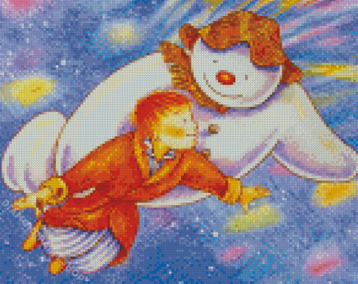 The Snowman Animated Film Diamond Paintings