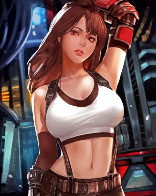 Tifa Lockhart Anime Diamond Paintings