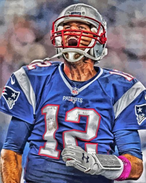 Tom Brady Patriots NFL Diamond Paintings