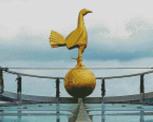 Tottenham Cockerel Statue Diamond Paintings