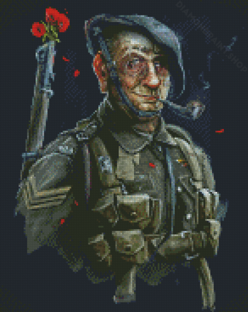 Uk Soldier Diamond Paintings