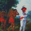 West Indian Men Art Diamond Paintings