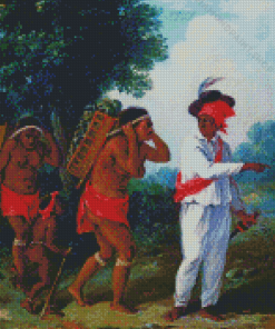 West Indian Men Art Diamond Paintings