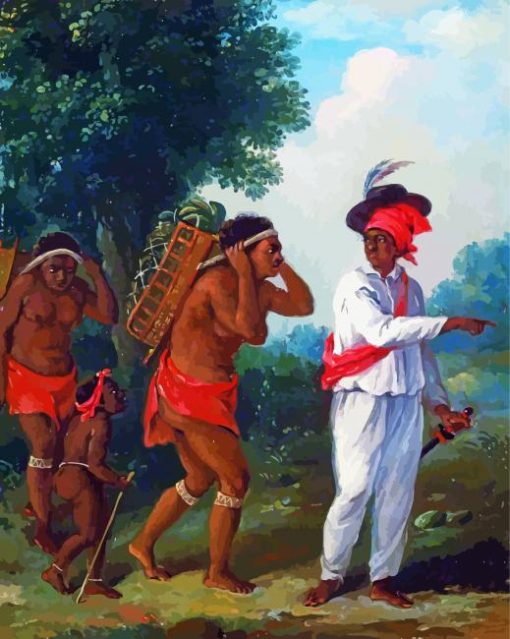 West Indian Men Art Diamond Paintings