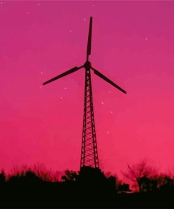 Wind Turbine Diamond Paintings