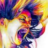 Woman Screaming Diamond Paintings