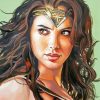 Wonder Woman Art Illustration Diamond Paintings