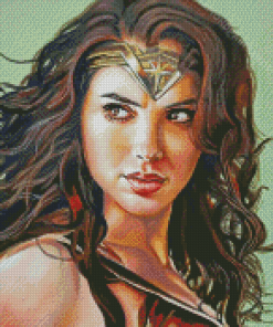 Wonder Woman Art Illustration Diamond Paintings