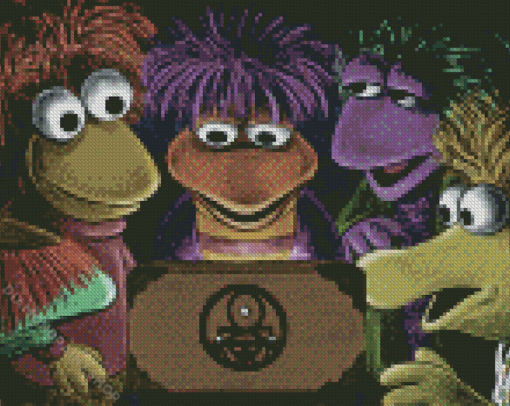 Aesthetic Fraggles Illustration Diamond Paintings