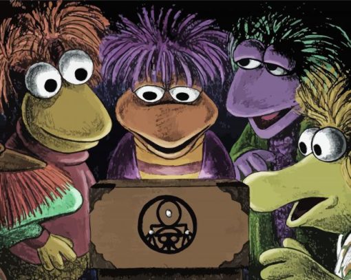 Aesthetic Fraggles Illustration Diamond Paintings