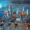 Aesthetic Harry Potter Castle Diamond Paintings