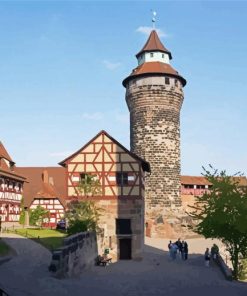 Aesthetic Imperial Castle Of Nuremberg Diamond Paintings