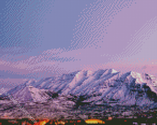 Aesthetic Mount Timpanogos Diamond Paintings