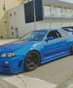 Aesthetic Nissan Skyline R34 Diamond Paintings