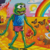 Aesthetic Pepe Frog Diamond Paintings