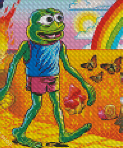 Aesthetic Pepe Frog Diamond Paintings